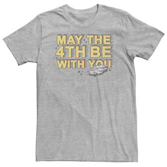 Big & Tall Star Wars May The Fourth Be With You Tee