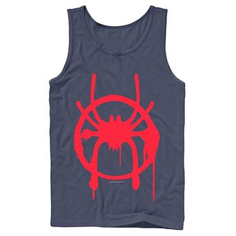 Men's Marvel Spiderverse Miles Symbol Tag Tank Top