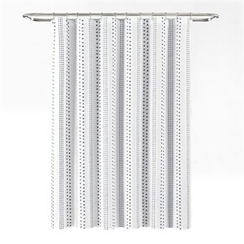 Lush Decor Hygge Stripe Shower Curtain