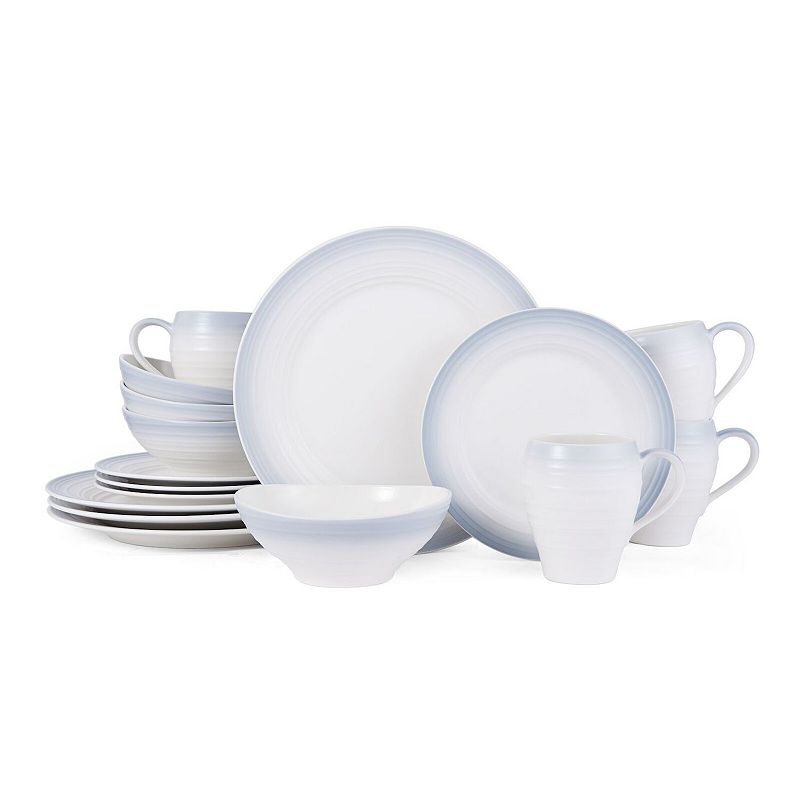 UPC 885991172390 product image for Mikasa Swirl 16-pc. Dinnerware Set, Grey | upcitemdb.com