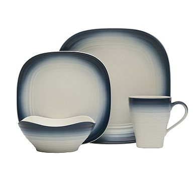 Mikasa Swirl Square 16-pc. Dinnerware Set