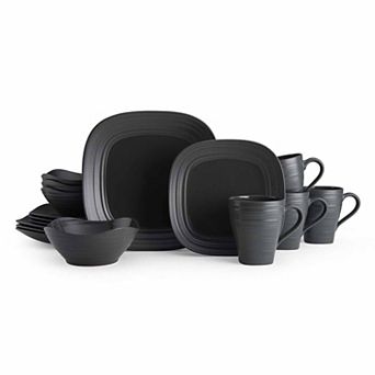 Mikasa Swirl Square 16 pc Dinnerware Set