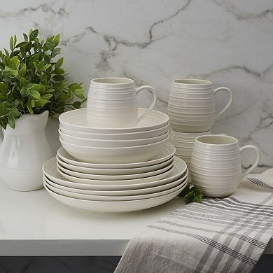 Mikasa Swirl Coupe 16-pc. Dinnerware Set