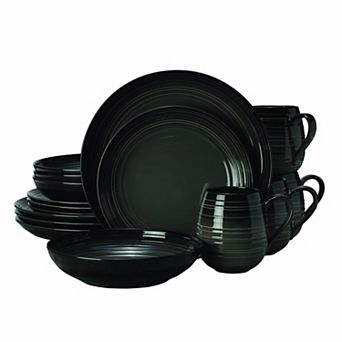 Mikasa Swirl Coupe 16 pc Dinnerware Set