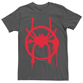 Men's Marvel Spiderverse Miles Morales Logo Graphic Tee