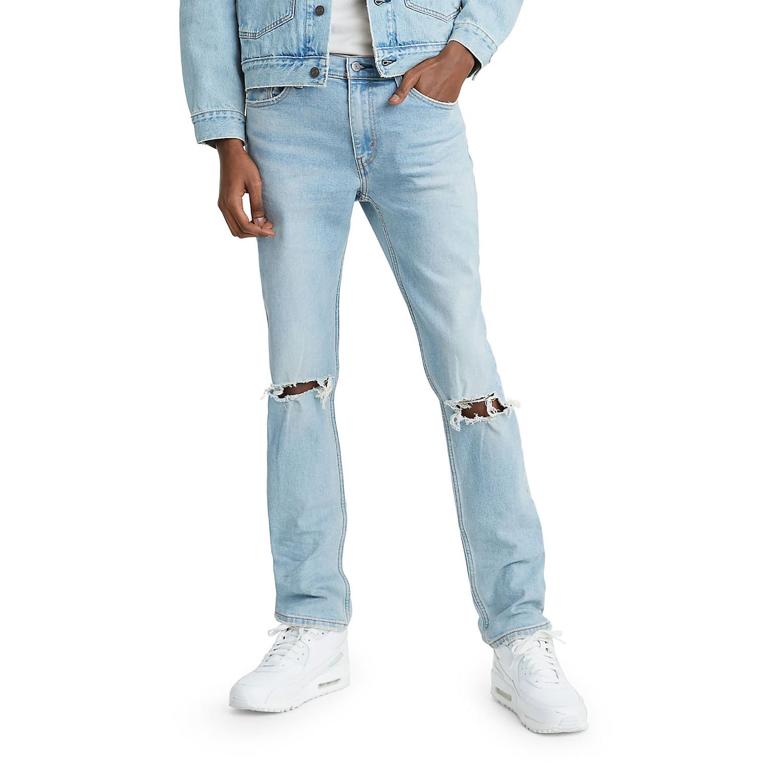 levi's men's 511 light blue slim fit jeans