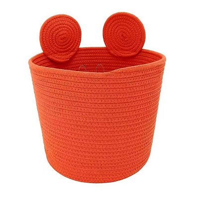 Disney's Mickey Mouse Pumpkin Face Braided Basket by The Big One®