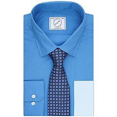 Mens Formal Shirt Full Sleeves Blue CL2 GT5