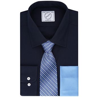 Men's Bespoke Classic-Fit Dress Shirt, Tie & Pocket Square Set