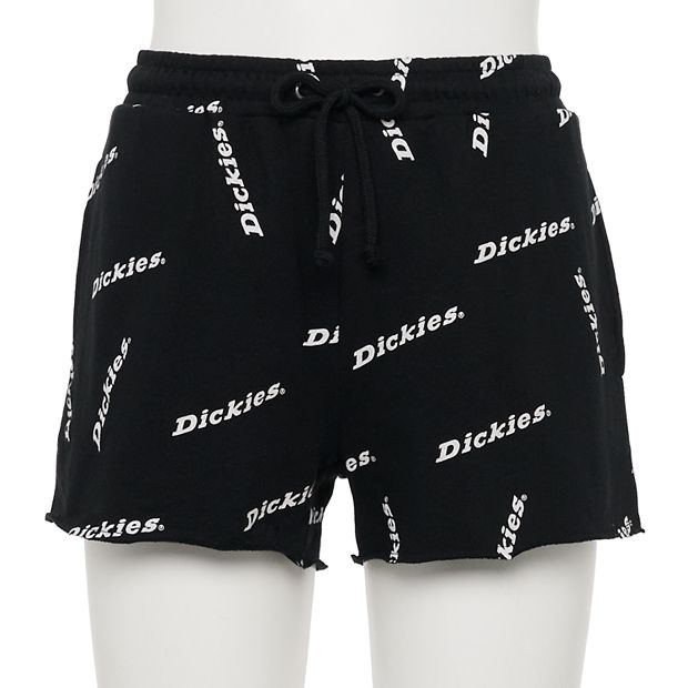 Juniors' Dickies Logo Allover Print Pull-On Shorts