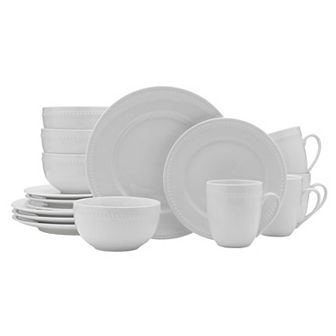 Fitz & Floyd Beaded 16 pc Dinnerware Set