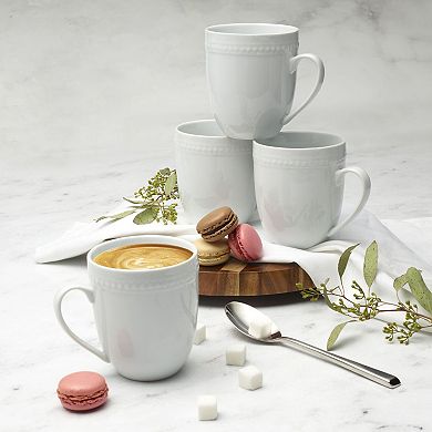 Fitz & Floyd Beaded 4-pc. Mug Set
