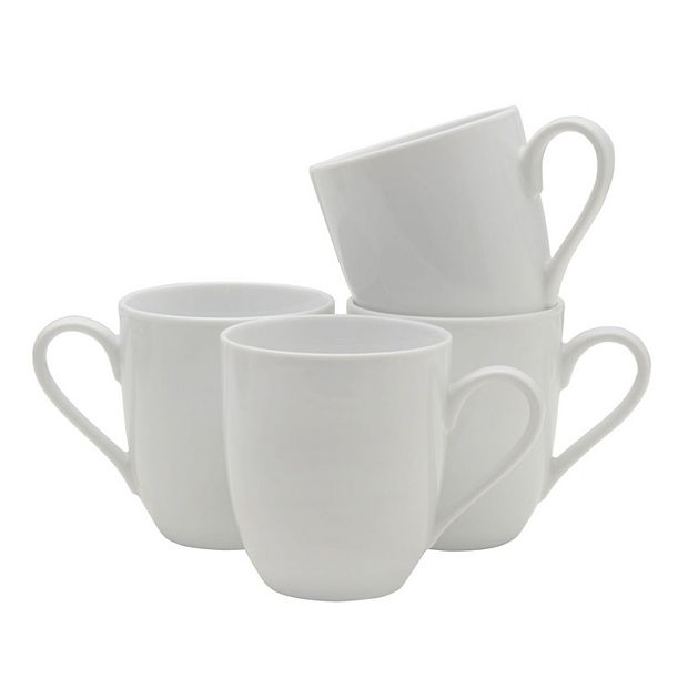 Everyday White Set of 4 Mugs