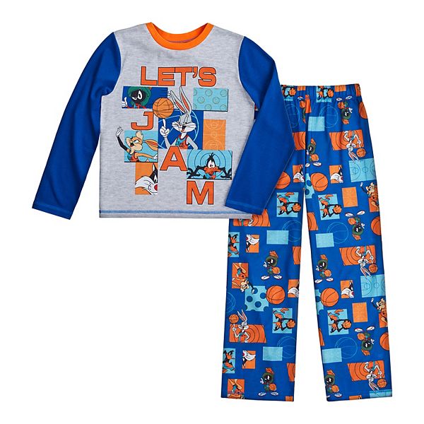 SPACE JAM A New Legacy 2-PC Fleece Pajamas Sleepwear Set Boys Sizes 4/5 -  10/12