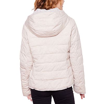 Women s Be Boundless Hooded Reversible Faux Fur Jacket