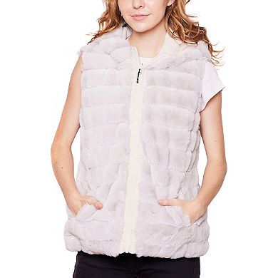 Women's Be Boundless 2-In-1 Hooded Faux-Fur Reversible Vest