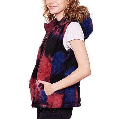 Women's Be Boundless Hooded 2 In-1 Reversible Fleece Vest