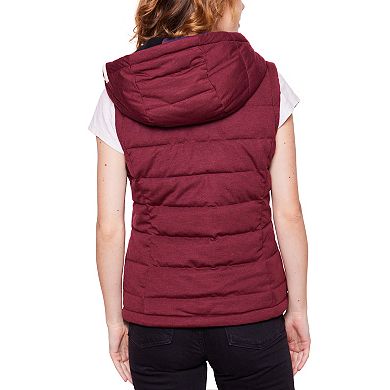 Women's Be Boundless Hooded 2 In-1 Reversible Fleece Vest