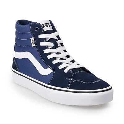 Navy vans high tops best sale