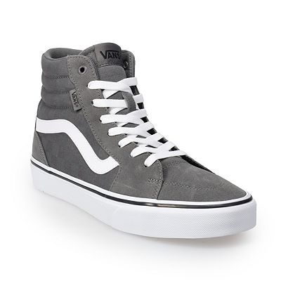 NEW outlet Vans Filmore HI Gray Suede Paisley Bandana Men Size 10.5 Skate Sneaker Shoes