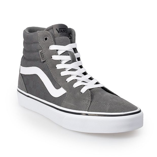 Mens grey 2024 high top vans