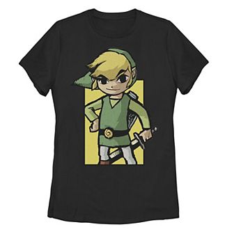Juniors' The Legend Of Zelda Link Portrait Tee