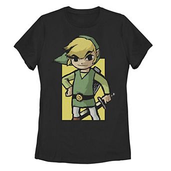 Juniors' The Legend Of Zelda Link Portrait Tee