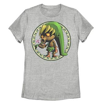 Juniors' The Legend Of Zelda Deku Mask Link Tee