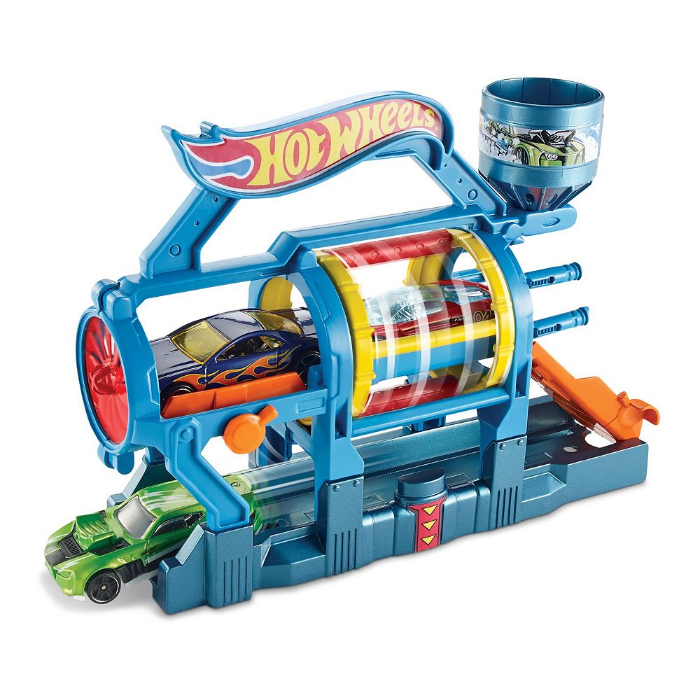 Mattel Hot Wheels Turbo Jet Car Wash Play Set