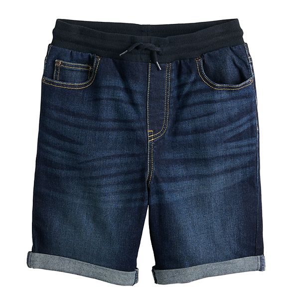 Boys 8-20 Sonoma Goods For Life® Adaptive Denim Pull-On Shorts