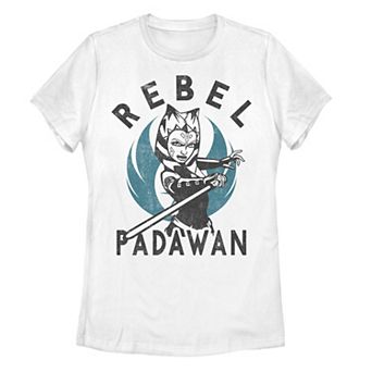 Juniors' Star Wars: Clone Wars Ahsoka Rebel Padawan Portrait Tee