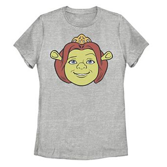 Juniors' Shrek Fiona Big Face Tee