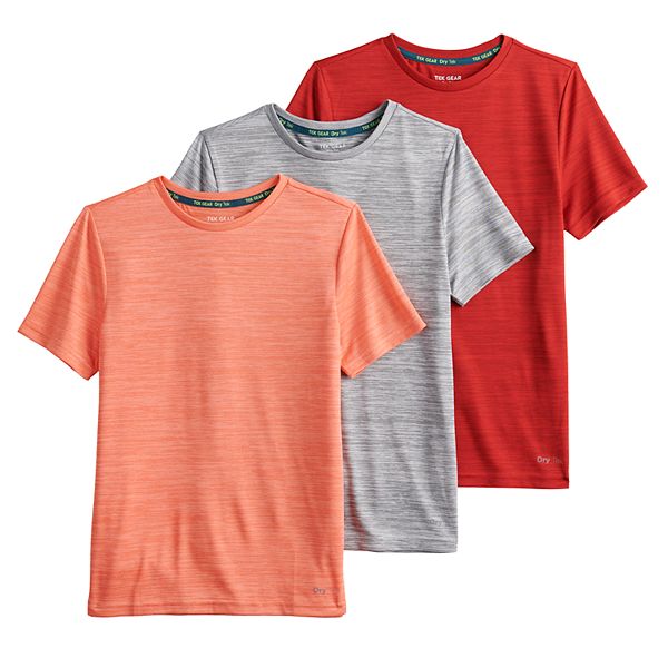 Boys 8-20 Tek Gear® 3-Pack Dry Tek Tees in Regular & Husky