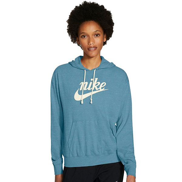 Nike gym vintage outlet logo hoodie