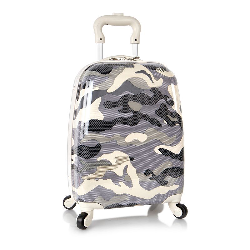 Heys Grey Camo 18-Inch Hardside Spinner Carry-On Luggage, 18 CARRYON