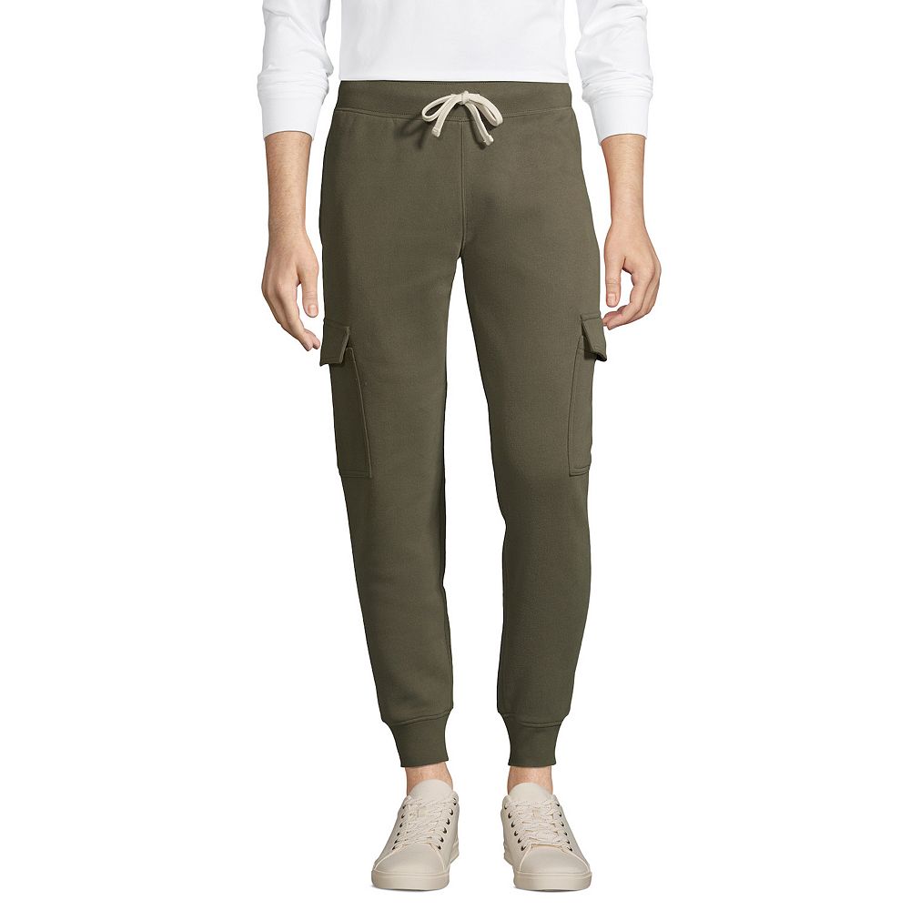 Men's Lands' End Serious Sweats Cargo Jogger Pants