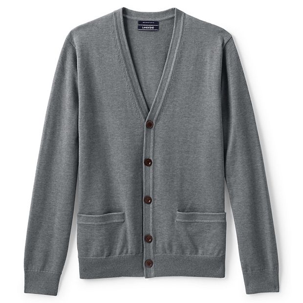 Lands end supima cotton cardigan best sale