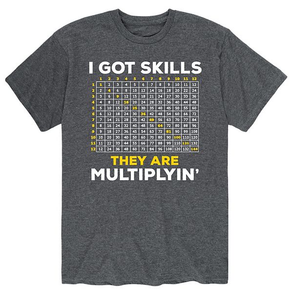 Men's I Got Skills Multiplyin Tee