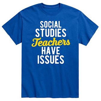 Men's Social Studies Teachers Issues Tee