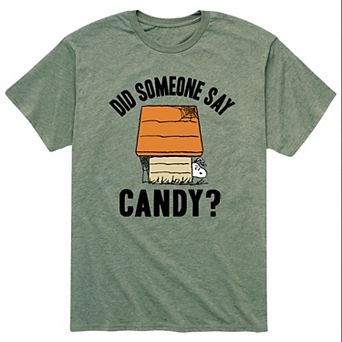 Men's Peanuts Snoopy Say Candy Tee