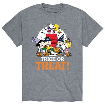 Men's Peanuts Trick Or Treat Tee