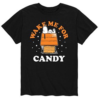 Men's Peanuts Wake Me Up Candy Tee