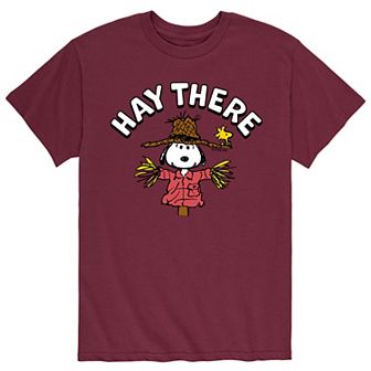 Men's Peanuts Snoopy Scarecrow Tee