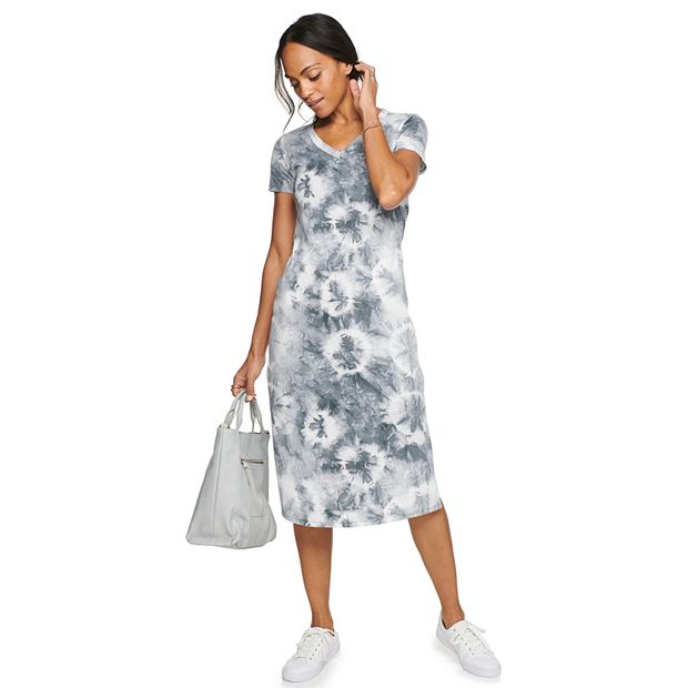 Women's Sonoma Goods For Life® Knit Midi T-Shirt Dress