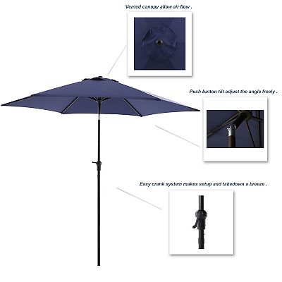 franklin patio umbrellas Sports All Position Umbrella with Universal Clamp SidelineBrella-TekSun Protection UPF 50+ Mens Motorcycle Helmets Combo:2 Armless Chairs Fiberglass ribs 1.5in Outdoor Patio Replacement