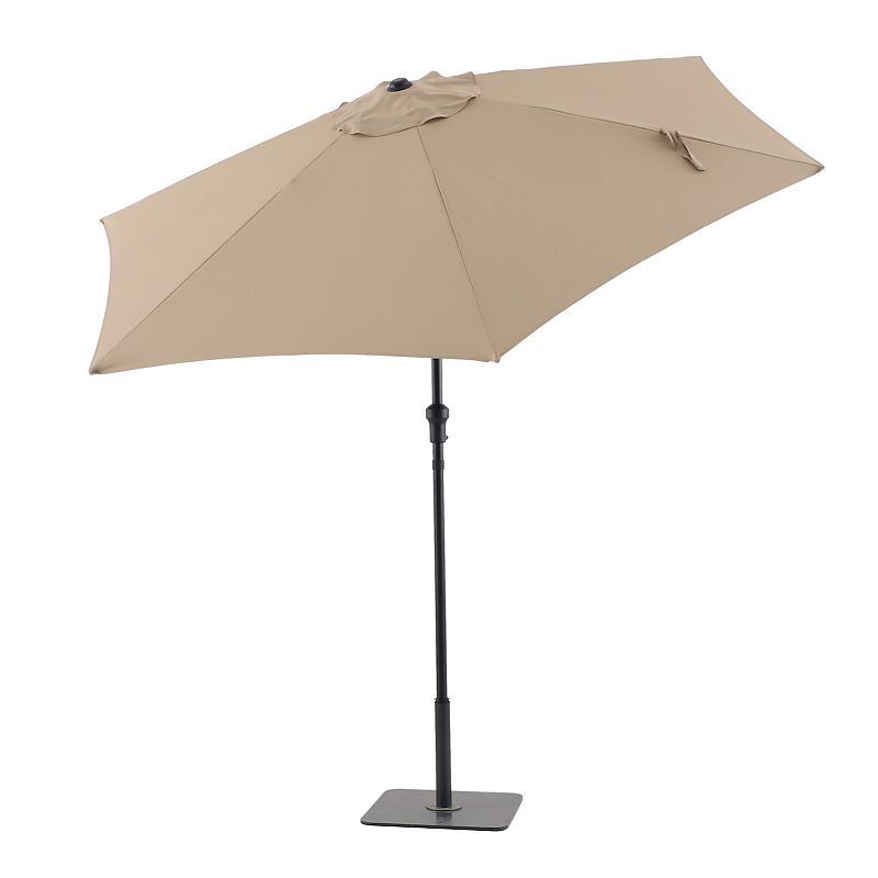 Sonoma Goods For Life 9-ft. Patio Umbrella, Dark Beige