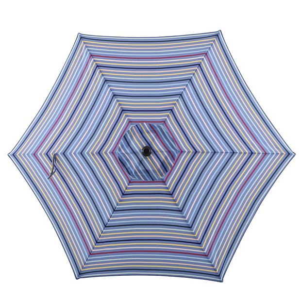 13 foot patio table umbrella Treasure Garden 10x13 Foot Cantilever Umbrella with Base Rectangular