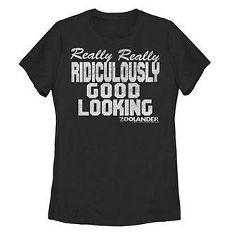 Juniors' Zoolander Really Really Ridiculously Good Looking Text Quote Tee