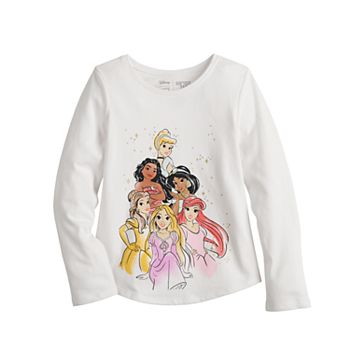 Disney Princesses Girls 4-12 Shirttail-Hem Tee by Jumping Beans®