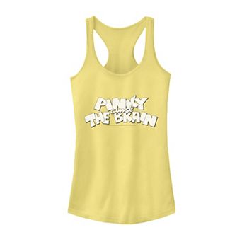 Juniors' Pinky And The Brain Simple Logo Tank Top